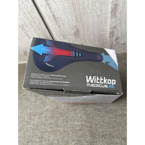 Wittkop Medicus Air Trekking Saddle Bicycle Seat Mountain & Road w/ Memory Foam - Picture 3 of 5